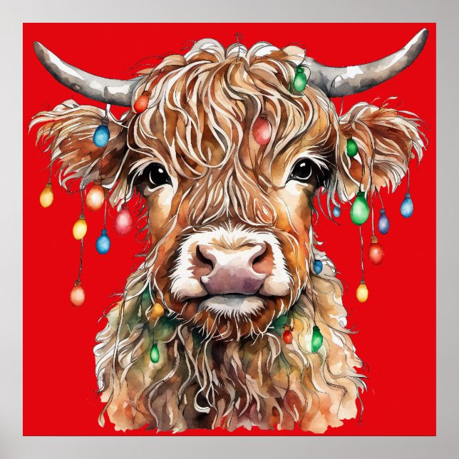 Highland Cow Poster (Frente)