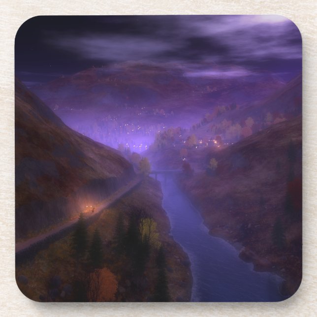 Highland Home Lights Cork Porta copos (Frente)