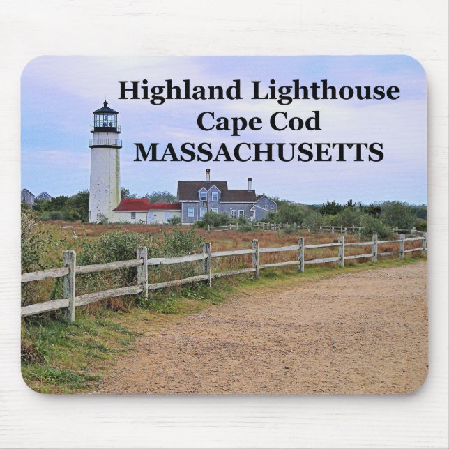Highland Lighthouse, Massachusetts Mousepad (Frente)