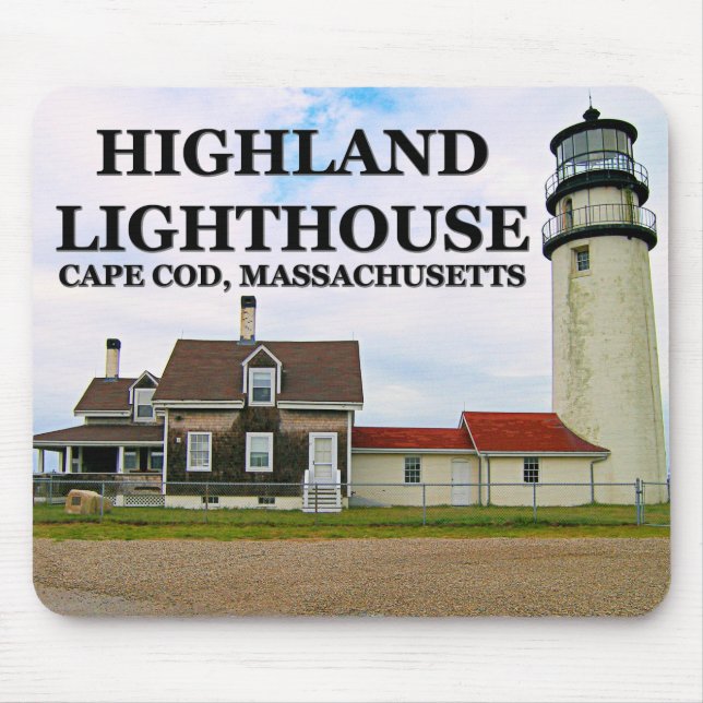 Highland Lighthouse, Massachusetts Mousepad (Frente)