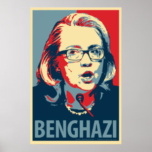Hillary Clinton "Benghazi" Obama Parody Poster