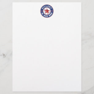 Hillary Clinton stationery Clinton