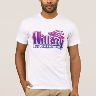 Hillary para o presidente Camisa