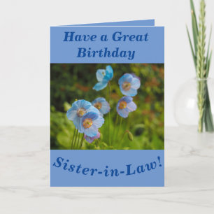 Himalaia papa cartão de aniversário para cunhada