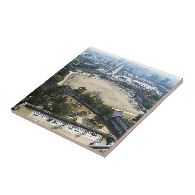 Himeji, Japão (Vista do topo do castelo) (Lateral)