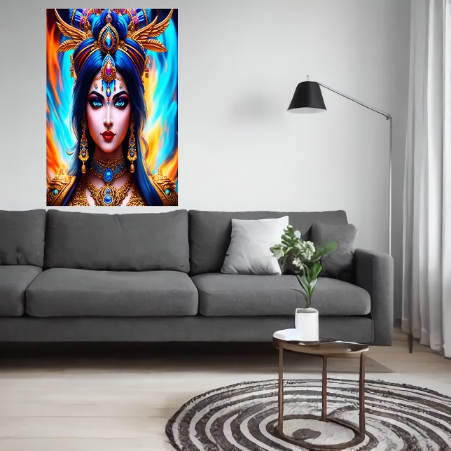 Hindu Goddess Kali | AI Art Poster (Criador carregado)