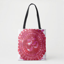 Hindu OM vintage em todo o Bolsa impresso