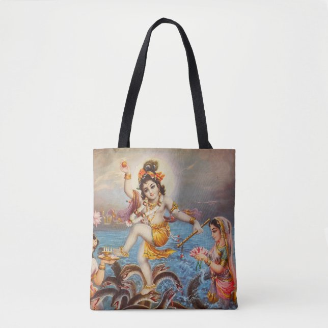 Hindu por todo o lado no bolsa impresso (Frente)