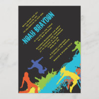 HIP HOP DANCE Bar Mitzvah Convite