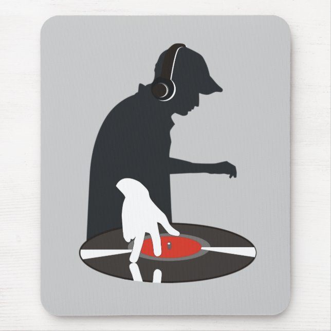 hip-hop DJ Mousepad (Frente)