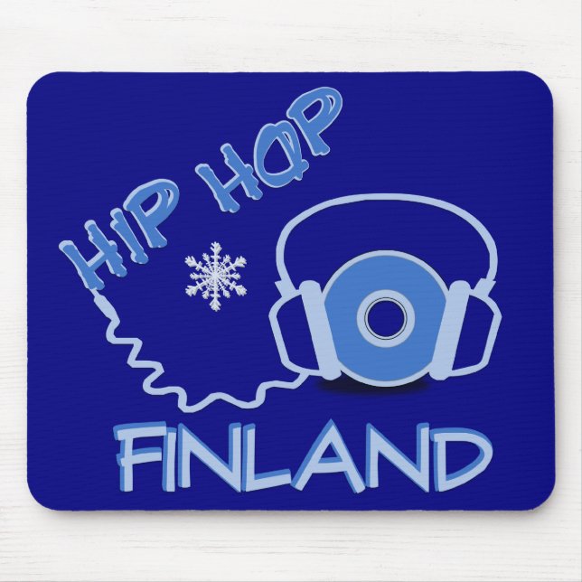 Hip Hop Finlândia mousepad (Frente)