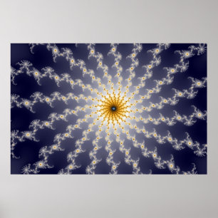 Hiperspace - Fractal Poster