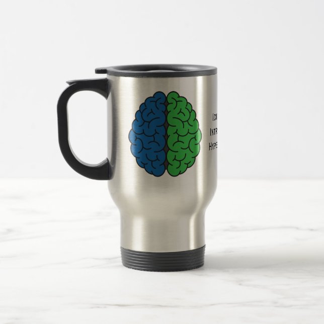 Hipertensão Intracraniana Caneca de viagem de cons (Esquerda)