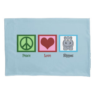 Hipopótamos do amor da paz