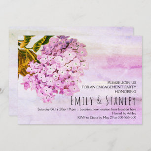 Hipóteses cor-de-rosa convite para noivado de casa