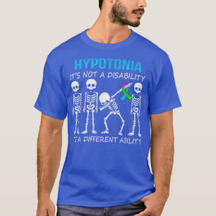 Hipotonia Camisa Dabbing Skeleton É diferente
