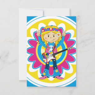 Hippie Girl com violão