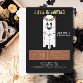 Hippie Halloween - Convite Ghost