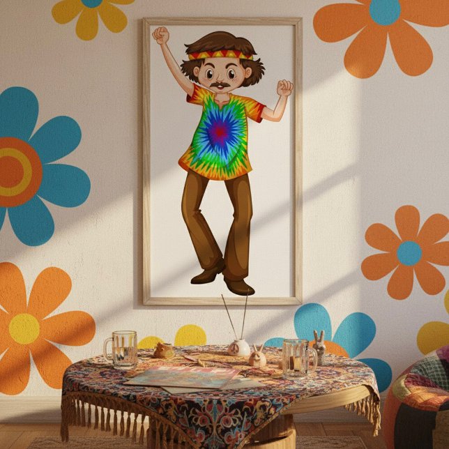 Hippie Man Poster (Criador carregado)