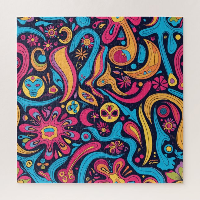 Hippie Quebra-cabeça (Vertical)