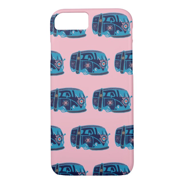 Hippie Van capas de iphone (Verso)