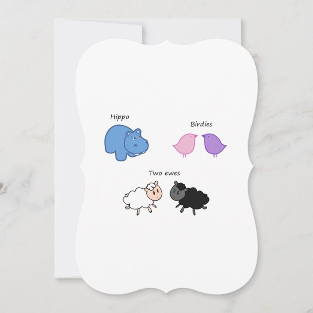 Hippo Birdies Two Ewes (Frente)