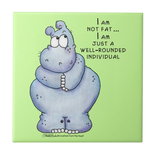 Hippo-Blue Hippopotamus Arredondado (Frente)