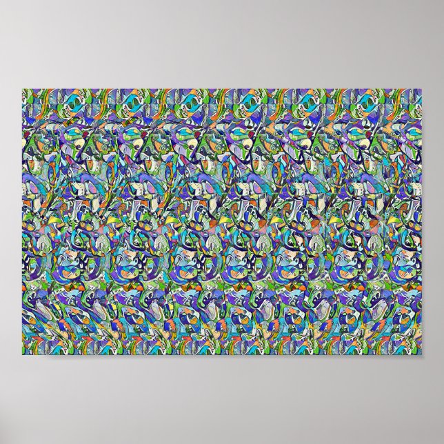 Hippo com guarda-chuva - impressão 3D oculto (Frente)