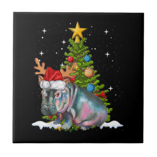 Hippo Fiona Árvore de Natal Hippopotamus