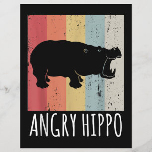 Hippo - Hipopótamo Revirado - Vintage Hippopotamu