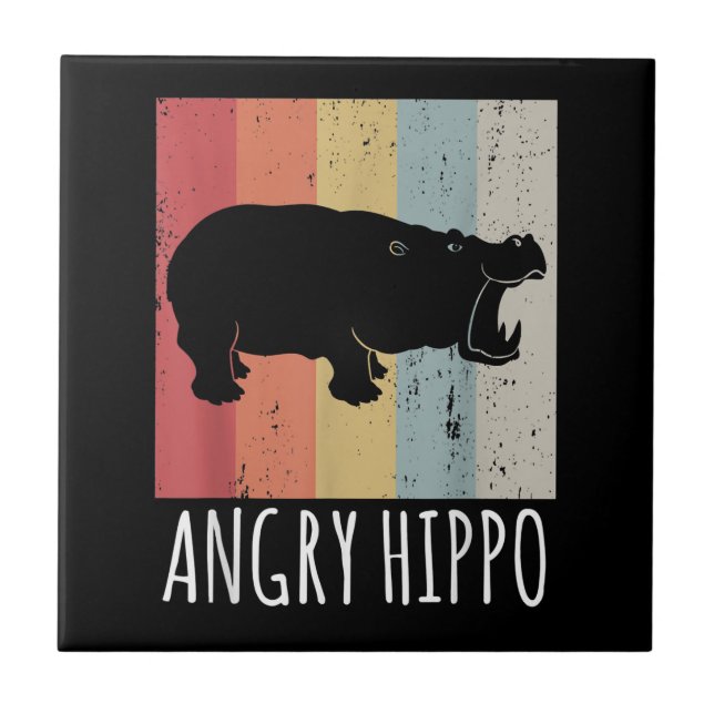 Hippo Irritante - Vintage Hippopotamus (Frente)