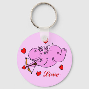Hippo Love Chaveiro