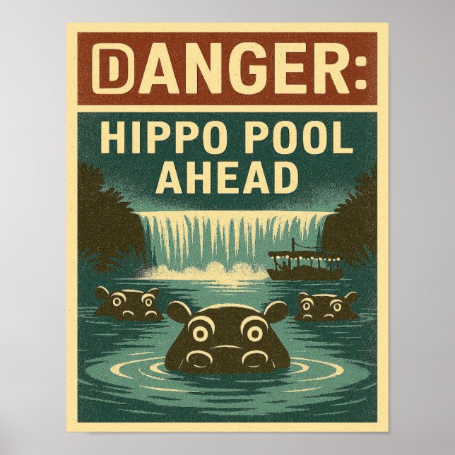 Hippo Poster Theme Park (Frente)