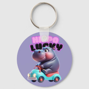 Hippo Ride Chaveiro