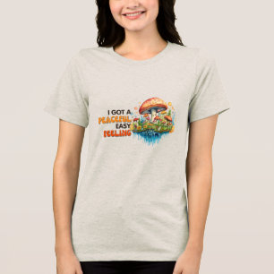 Hippy Boho Cogumelo Paz Trippy