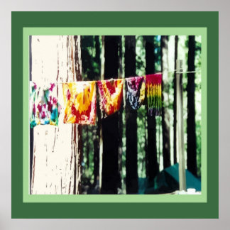 Hippy Laundry Poster