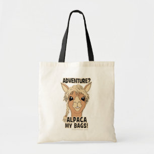 Hipster Adventure Alpaca My Bolsas Pun