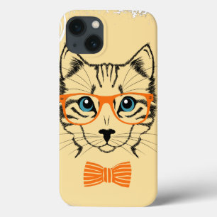 Hipster bonito legal do gato