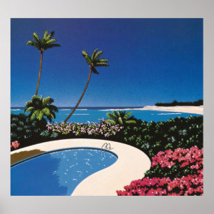 Hiroshi Nagai Art Impressão Vaporwave Shirt