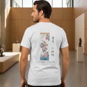 Hiroshige Rosa e Alvéola Arte Japonesa Branco
