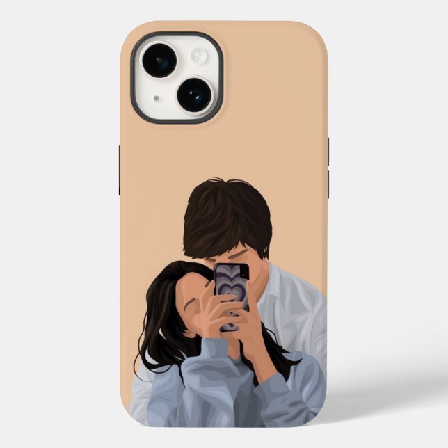His & Hers | Capinha de Telefone Romântica  (Verso)