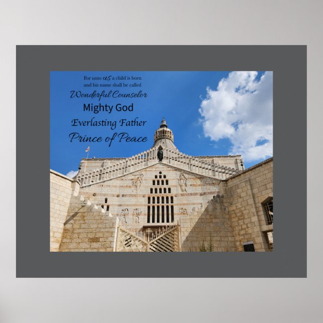 His Name is Wonderful Counselor Poster (Frente)