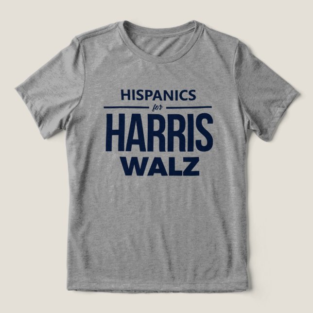 Hispânicos para Harris Walz (Design frontal)