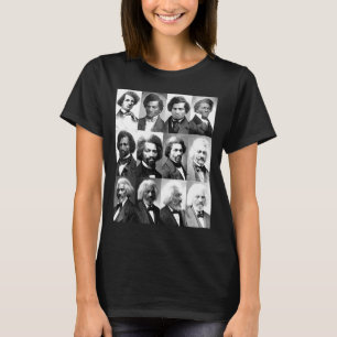 História Afro-Americana Frederick Dougl Camiseta P