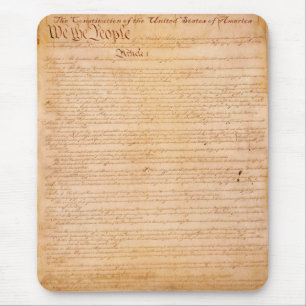 História americana Mousepad da CONSTITUIÇÃO dos