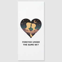 História de Amor Cósmico Coração com Amantes e Art