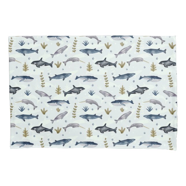 História de Baleia de Aquarela (Frente)