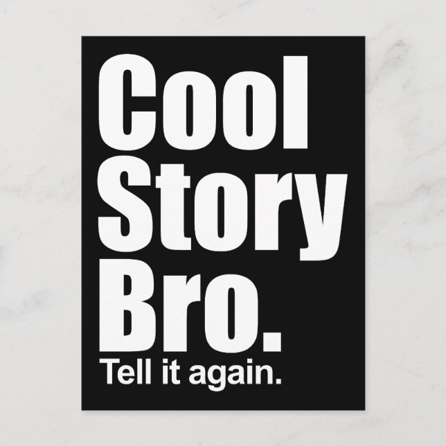 História Legal, Irmão. Cartão Postal (Frente)