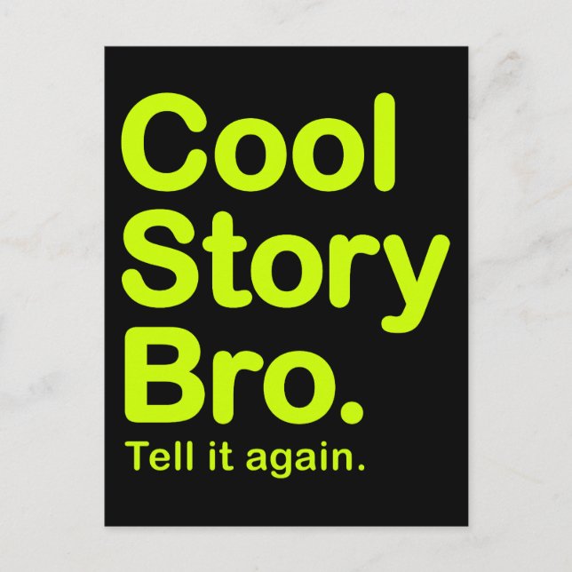 História Legal, Irmão. Cartão Postal (Frente)