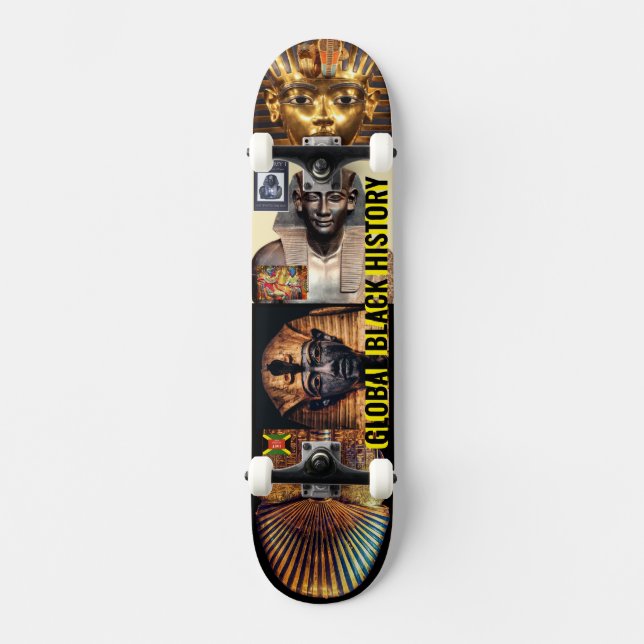 HISTÓRIA NEGRA GLOBAL Skateboard (Frente)